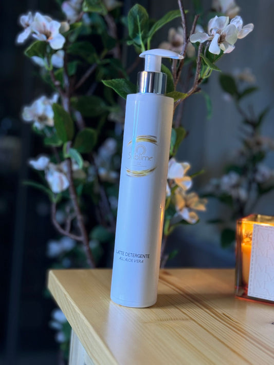 Latte detergente all'aloe vera